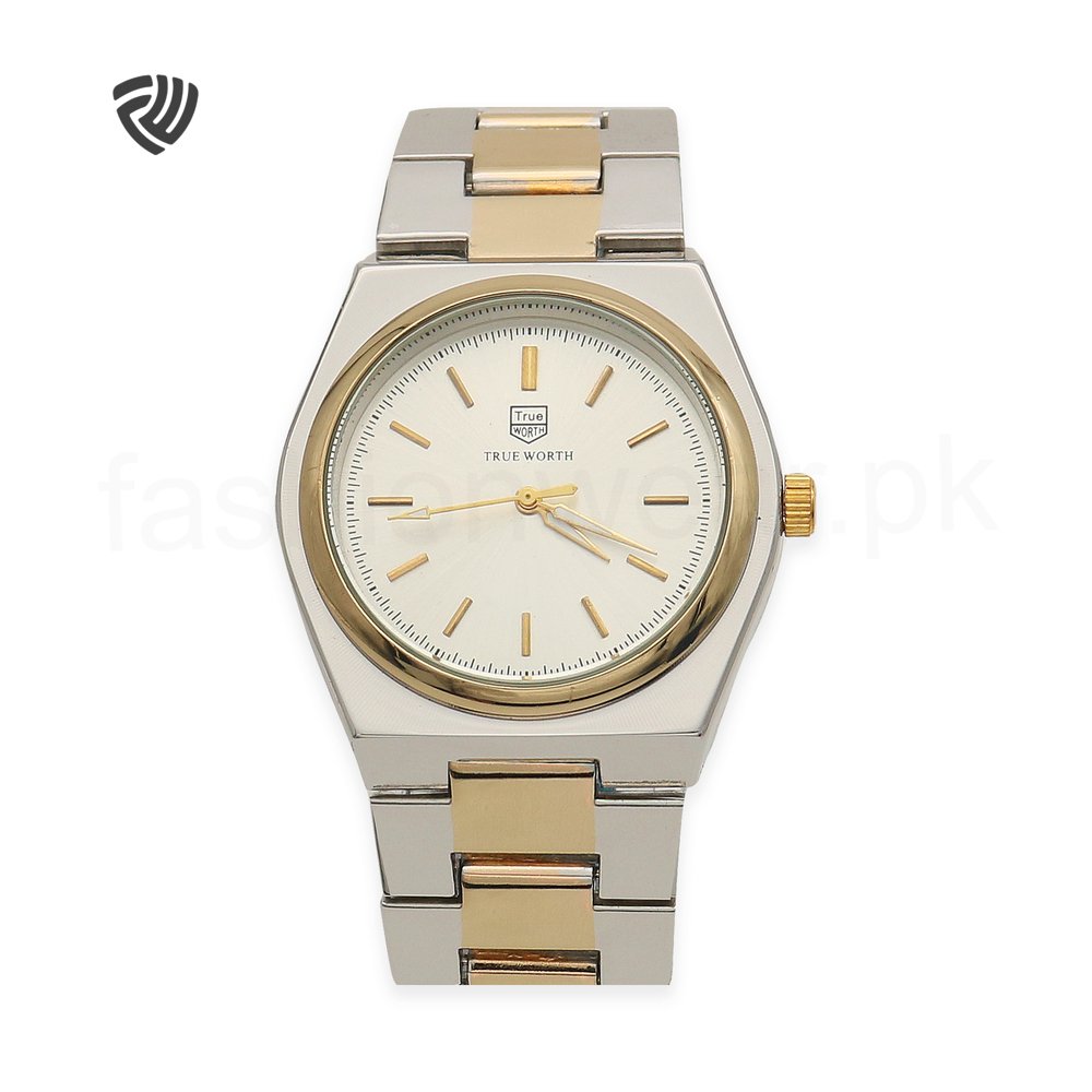 Golden True Worth Chain Watch for Men