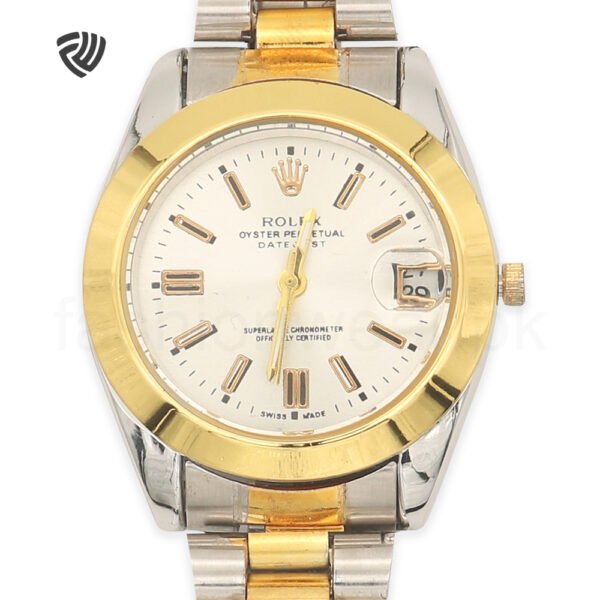 Golden Roles Chain Watch for Women - Image 3