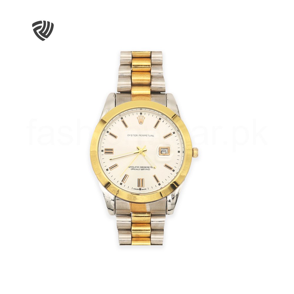 Golden Roles Chain Watch for Women